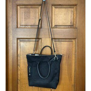 R. Riveter bag, Otto, Black Nylon + Black Leather, never used, but no tags.